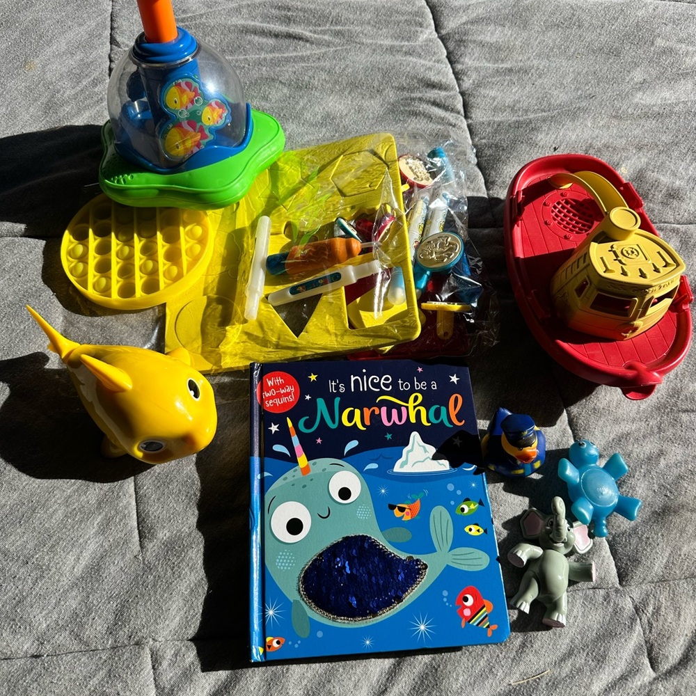 Baby bath and water themed bundle